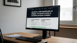 Simulation crédit hypothécaire